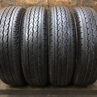 BS V600 165R13LT 6PR 13インチ 夏タイヤ 4本 2020年製 バリ溝 プロボックス サクシード等 (MTF98) クレジットカード QR決済可能