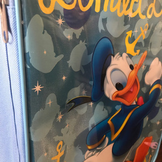 Disney ディズニー　ドナルドダック　キャリーバッグ　コロコロ　旅行カバン　水色の画像