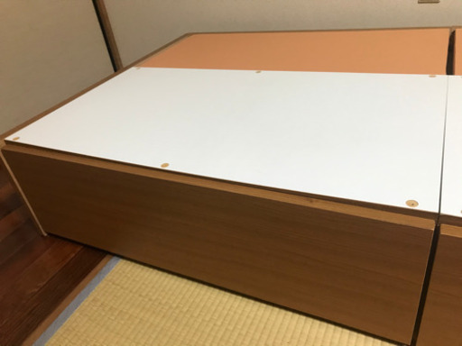 ニトリ　引き出し付きシングルベッド