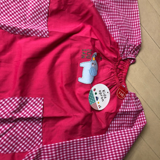 ✨新品✨　スモッグ　ピンク　エプロン　キッズの画像