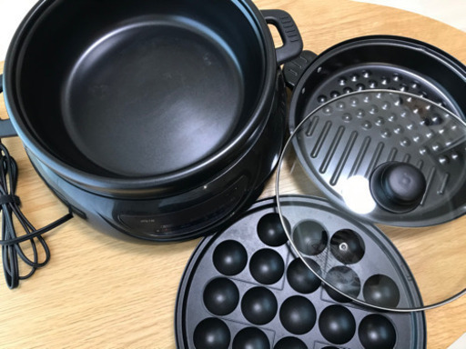 PURETONE 3枚プレート付属　マルチグリル鍋　HTG-136