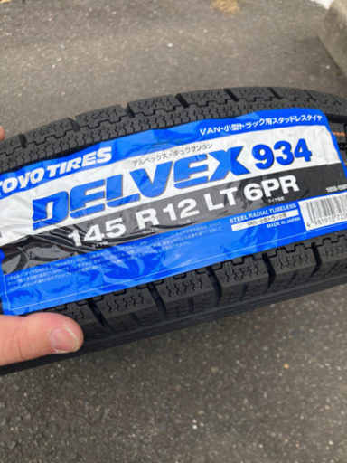 ★完売御礼！★ GW売切処分！　その7★ TOYO デルベックス934 新品未使用　145R12 6PR 4本セット　タイヤのみ
