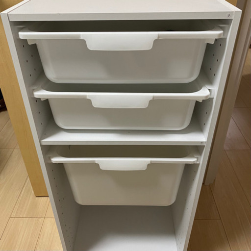 ニトリ カラーボックス　引き出し付き