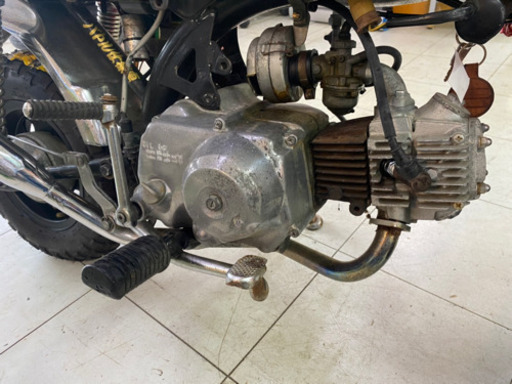 モンキー　Z50 6vエンジン　メッキタンク　RPM風マフラー　4mini 純正エンジン、フレーム　