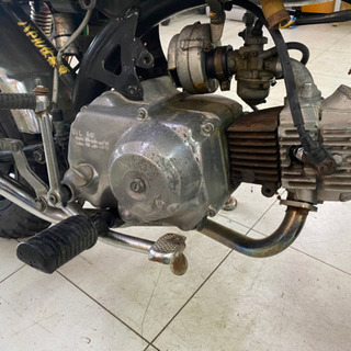モンキー　Z50 6vエンジン　メッキタンク　RPM風マフラー　4mini 純正エンジン、フレーム　の画像