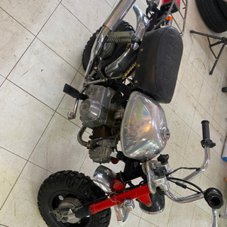 モンキー　Z50 6vエンジン　メッキタンク　RPM風マフラー　4mini 純正エンジン、フレーム　の画像