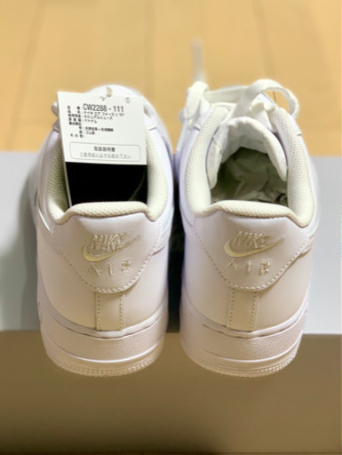 新品 送料込み 定番 ナイキ エア フォース 1 '07 ホワイト 白 26㎝ US8 ジョーダン1 AIR FORCE WHITE NIKE