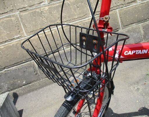 キャプテンスタッグ 折りたたみ自転車 20インチ 3段変速 レッド CAPTAIN STAG 折り畳み自転車 札幌市東区 新道東店
