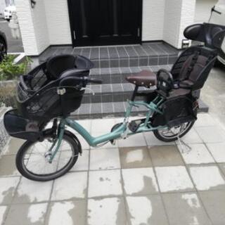 自転車　チャイルドシート2つ付き（写真増）