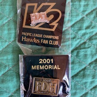 【FDH】福岡ダイエーホークス ファンクラブ限定ピンバッチ 1994〜2001の画像