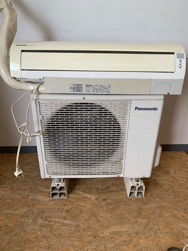 【Panasonic】 パナソニック ルームエアコン 冷暖房除湿タイプ 冷房17畳 暖房14畳 CS-EX259A-W CU-EX259A 2009年製