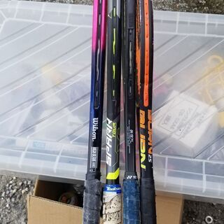 テニス　ラケット　🎾　　中古　4本セットの画像