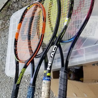テニス　ラケット　🎾　　中古　4本セットの画像