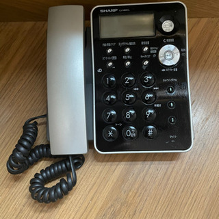 シャープ電話機　CJ-N88CL