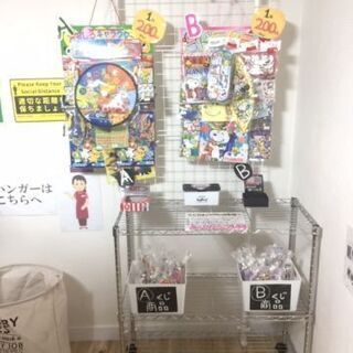 新コーナーくじ引きができました☆古着は毎週１回入荷します☆無人古...