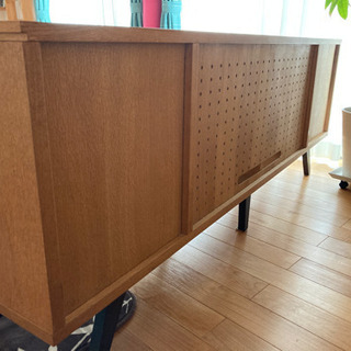 テレビ台　無垢材　天然木　大型テレビ対応の画像