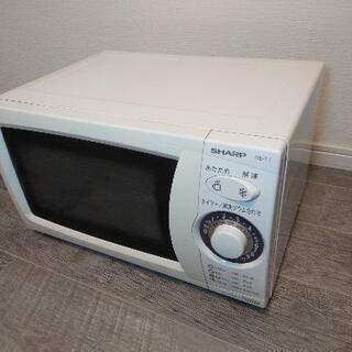 2013年製、シャープの電子レンジです。
