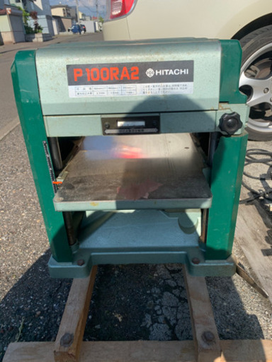 自動カンナ　プロ用　中古　Ｐ100RA2 替え刃2枚付き