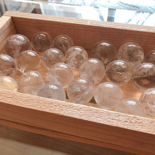 天然水晶球　21球セット 破格 風水 開運