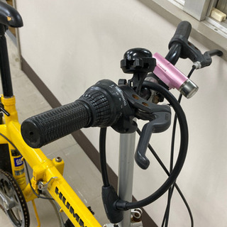 取引場所　南観音　A 2106-051 ハマー　折り畳み自転車　20インチ　マウンテンバイク　おしゃれ　かっこいい　防犯登録抹消済み　パンクなしの画像