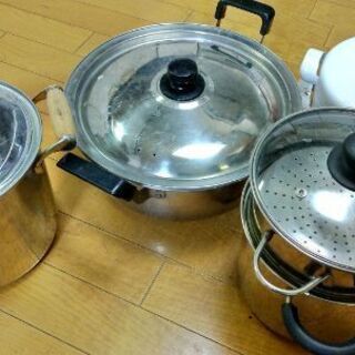 ステンレス製　２つ(1つだけでもOK)　　差し上げます。