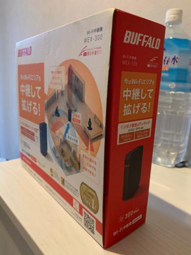 【終了】【美品】BUFFALO バッファロー 無線LAN中継機 Wi-Fi中継機 中継機 WiFi WEX-300 エアステーション