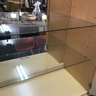 □ioy0607□LYNN・HOLLYN/リンホーリン□ガラスキャビネット□飾り棚