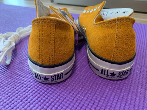 コンバース ALL STAR スニーカー オレンジ スエード 8 メンズ