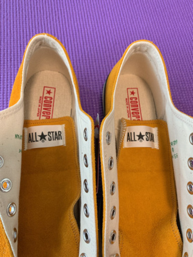 コンバース ALL STAR スニーカー オレンジ スエード 8 メンズ