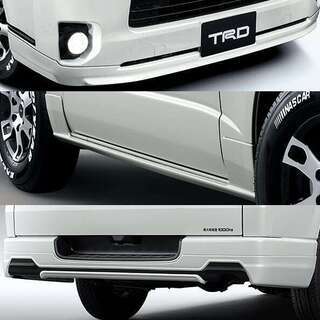 ハイエース　TRD エアロ　3点　新品　未開封　パールホワイト