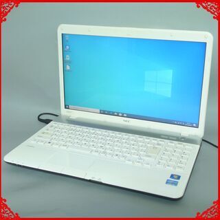 在庫処分 送料無料 1台限定 新品SSD搭載 ノートパソコン 中古動作良品 15.6型 NEC PC-LS550F26W Core i5 4GB Blu-ray 無線 Wi-Fi Windows10 LibreOffice