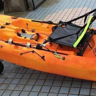 足漕ぎカヤック　モンベル・RIOT MAKO10（インパルスドラ...