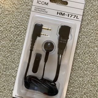 トランシーバーイヤホンマイク ICOM ＨＭ-177L【未使用】...