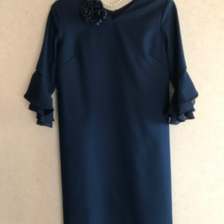 新品 結婚式に【Liala × PG】ワンピース フレアスリーブ Sサイズの画像