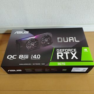 【新品・未開封】ASUS Dual GeForce RTX 3070 DUAL-RTX3070-O8G　非LHR