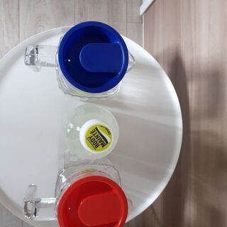 フランス製　0.5Lピッチャー赤の画像