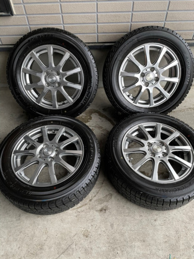 185/65R15バリ山美品アルミ4本セット