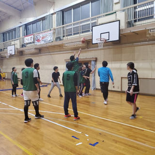 運動不足に楽しくバスケやりましょうきらきら - スポーツ