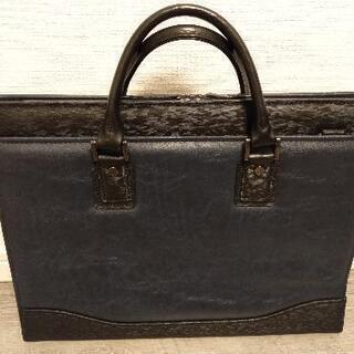 未使用の豊岡鞄、BAGGEX暁、ネイビー