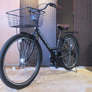□TAKEDA CROWNFORT 武田自転車 クラウンフォート 6速 ブラック 27.5