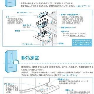 和一ページ 三菱 冷蔵庫 6ドア観音開き MR-JX53X-W1 2014年製 525L 大容量-【受付