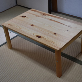 パイン材テーブル（無印良品）