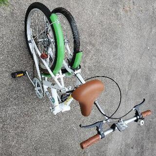 20型折畳自転車　グリーンネイチャー20