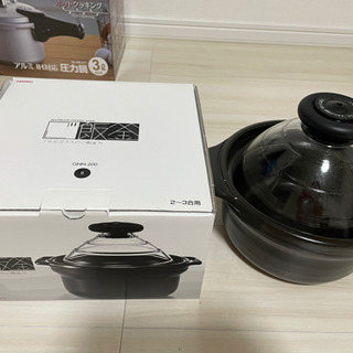 ハリオ　ご飯釜、圧力鍋他全てまとめて　の画像