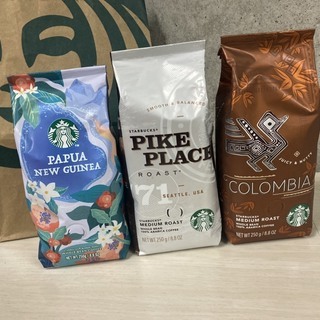 ☆コーヒー豆 スターバックス 豆袋 焙煎 スタバセット 珈琲 3...