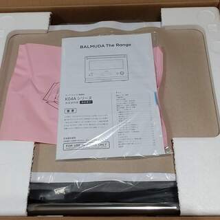 新品 未使用 未開封 バルミューダ オーブンレンジ K04A 黒の画像