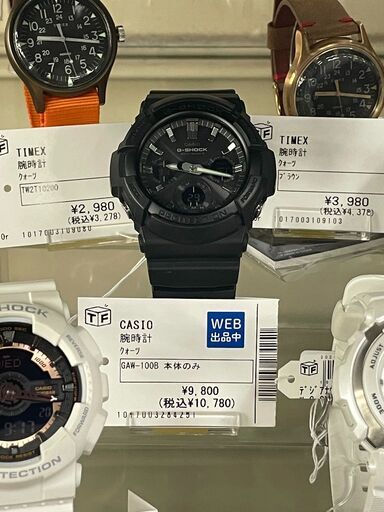 カシオ　ジーショック　腕時計　GAW-100B　本体のみ