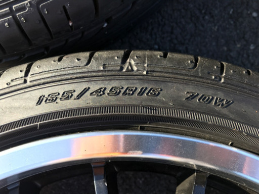 ★他サイト売却済★S-HOLD（エスホールド）16インチ×5.5J PDC100 4H 165/45r16 4本