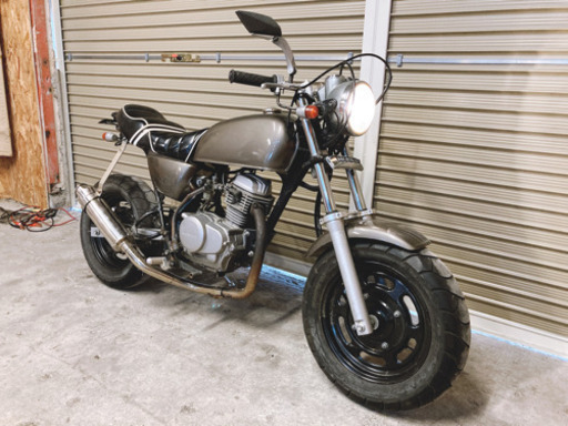 ホンダ　エイプ50 カスタム　ガンメタ系　配送可能　支払いは現金or振り込みも可能