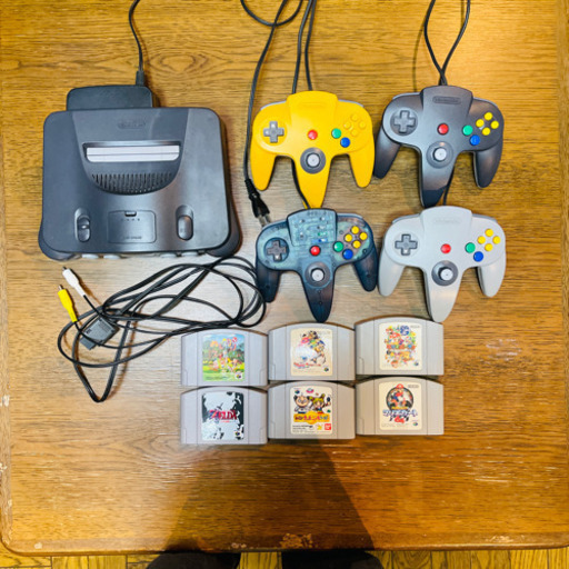 すぐ遊べる☆ニンテンドー64本体＆ソフト6個メモリカードセット